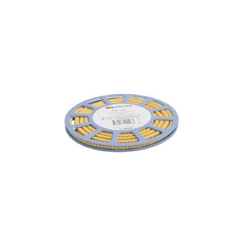 

PA-10003SV40.M - 500 x cables Marcadores PA 1/3 - 'M' - 2.5-5mm di - Partex