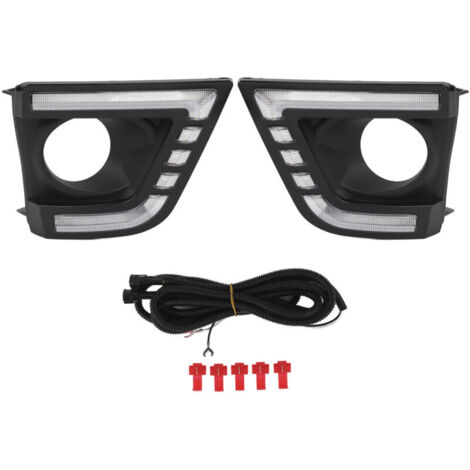 Parti del paraurti anteriore Luci diurne a LED 12V di ricambio per Corolla 2014 2015 2016 DRL