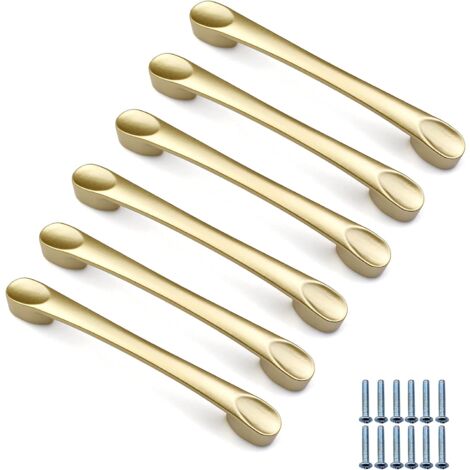 Parti Di MINKUROW Maniglie Delle Porte Dell'armadio Dorate Maniglie Per Mobili Maniglie Della Cucina Dorate Maniglie Delle Porte Dell'armadio In Lega Di Alluminio Per Adattarsi A Una Varietà Di Ante D
