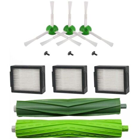 Parti di ricambio per kit di accessori per aspirapolvere iRobot Roomba serie i7, i7+, i7+, E5, E6 ed E7 - Filtro spazzola laterale