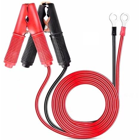 Parti Morsetti a coccodrillo 30A Morsetti a coccodrillo Cavo di avviamento 12 V 24 V per caricabatteria per auto-1 m