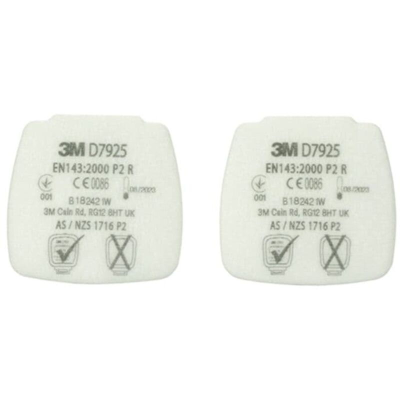 3m 3m D7925 Secure Click P2 R Particulate Filter Pk 40