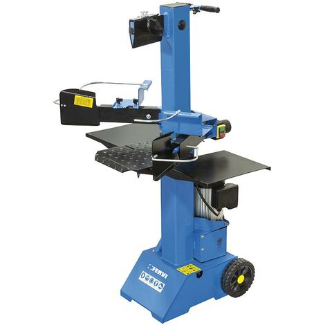 Partidora de troncos electrica vertical de 7 toneladas y 3000 W Fervi S009