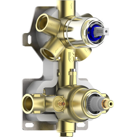 Partie encastrable pour mitigeur thermo universel inverseur 1-5 voies, 1/2”, configuration 1/2/3/4 voies – BOSSINI Z90125000