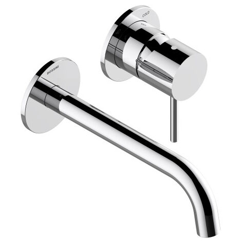 Partie externe pour mélangeur mécanique lavabo mural 18,5cm chromé TEO - BOSSINI Z00730021