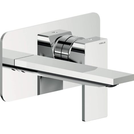 Partie externe pour mitigeur lavabo encastré sans vidage Nobili Seven series SE124198CR  Chromé - Laiton