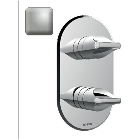 Partie externe pour mitigeur monocommande universel nickel satiné Apice - Bossini Z00501094