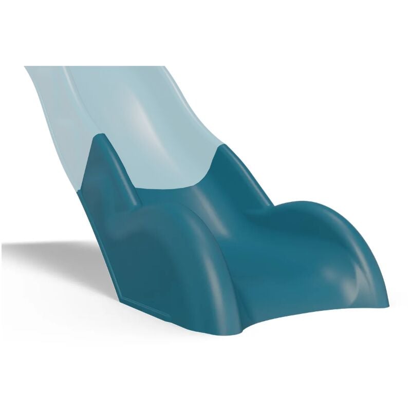 Trigano - Partie inférieure de glissière toboggan 2,63 m - Sabot bleu