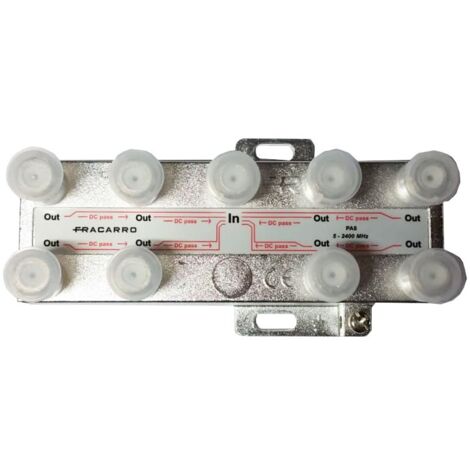 Partitore tv satellite pa8 8 uscite fracarro pa 280705