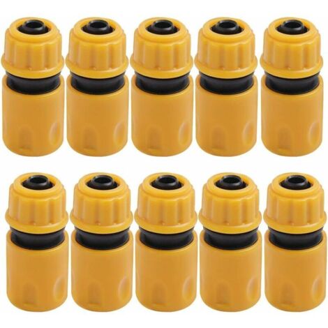 ODIPIE Parts & Fittings Quick Connectors, Plastic Garden Quick Water Connectors, 10 Pack Plastic Garden Quick Water Connectors, Garden Hose Connector Quick Connect Adapters Appliance