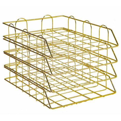 Parts letter tray A4 paper tray stackable storage compartments office metal trays filing systems document tray organizer office