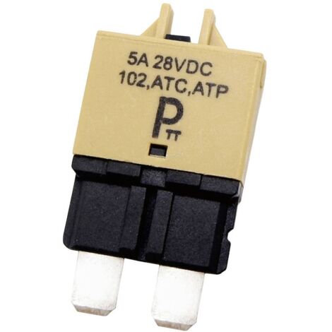 PARTS PTT Circuit Breaker Standard, type 3, Manual Reset, 5A C001-102-0091 Disjoncteur 5 A marron clair 1 pc(s) V924213