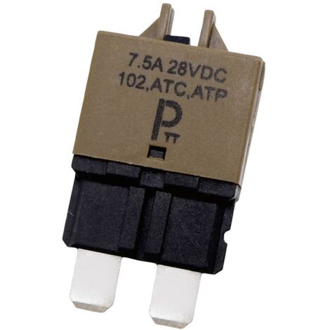 PARTS PTT Circuit Breaker Standard, type 3, Manual Reset, 7,5A C001-102-0092 Disjoncteur 7.5 A marron 1 pc(s) V924233