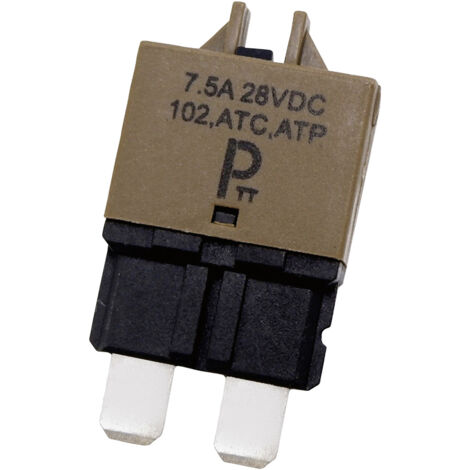 PARTS PTT Circuit Breaker Standard, type 3, Manual Reset, 7,5A C001-102-0092 Sicherungsautomat 7.5 A