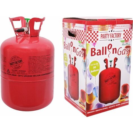 Party Factory Ballongas Helium für ca. 50 Luftballons
