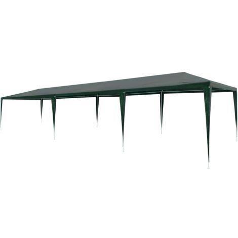 Party Tent 3x9 m PE Green
