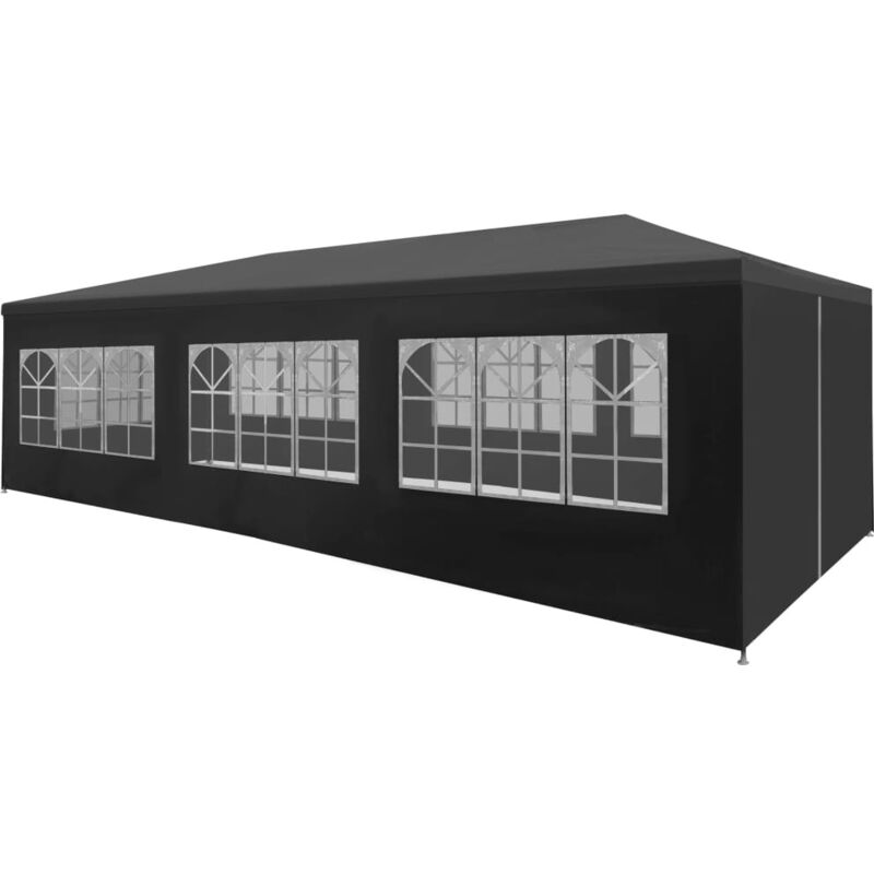 Partyzelt 3x9 M Anthrazit Vidaxl
