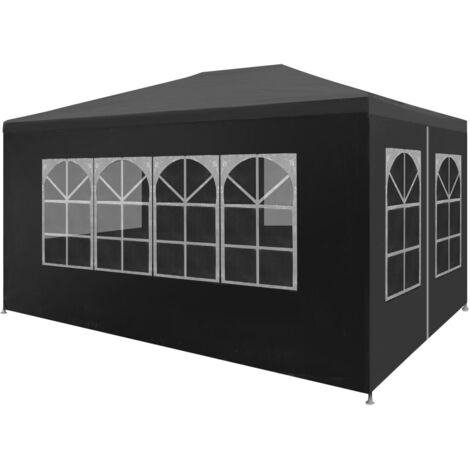 Partyzelt 3x4 m Anthrazit vidaXL