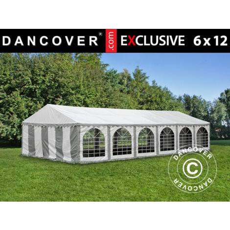 Partyzelt Pavillon Festzelt Dancover Exclusive 6x12m PVC,