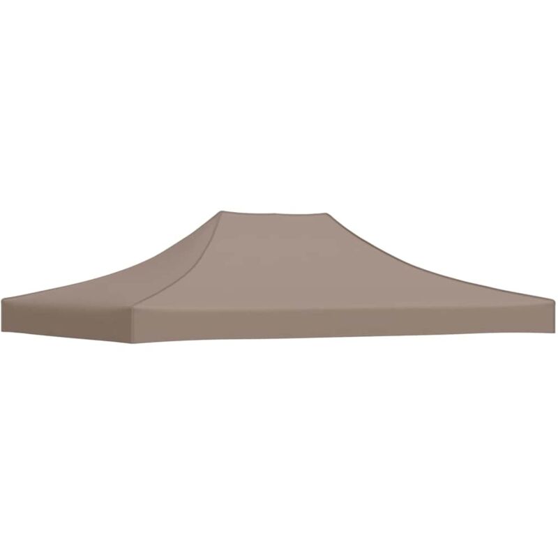 Partyzelt-dach 4x3 M Taupe 270 G/m² Vidaxl