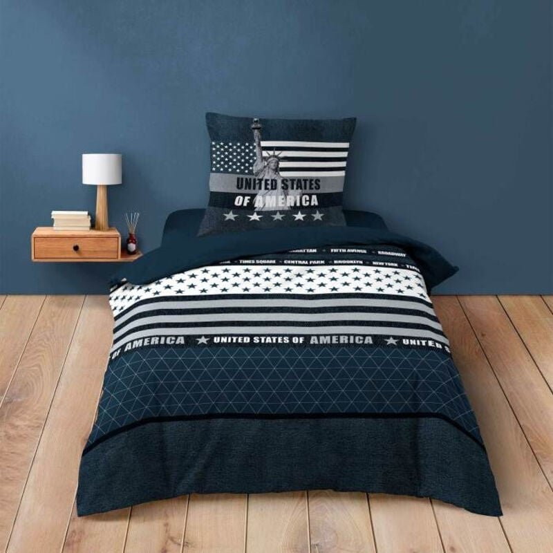 Parure 2 p. 140 x 200 cm +1 taie coton 42 fils States