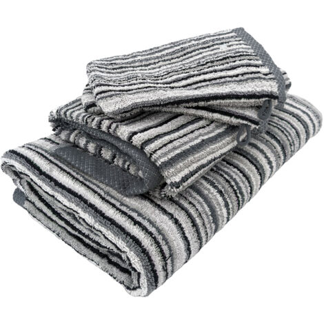 Parure de bain collection PURE STRIPES II 5 pièces