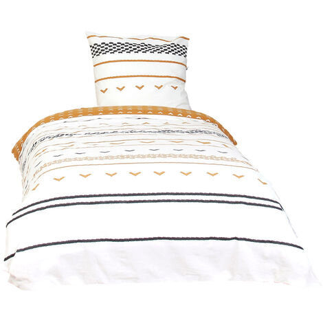 Parure de couette 140x200 Coton bio 57 Fils TAPIR