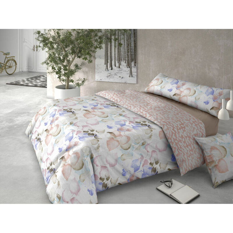 Pierre Cardin - Enveloppe de couette duvet cover pink leafy bed de 90 3 pcs.