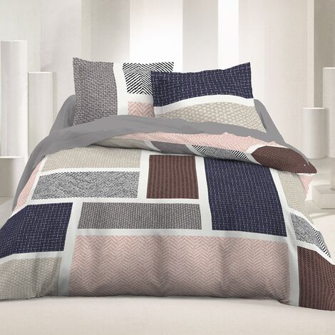 Parure de drap 2 places king coton 42 Fils - Patch