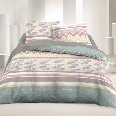 Parure de drap 2 places king coton -  Pattern 