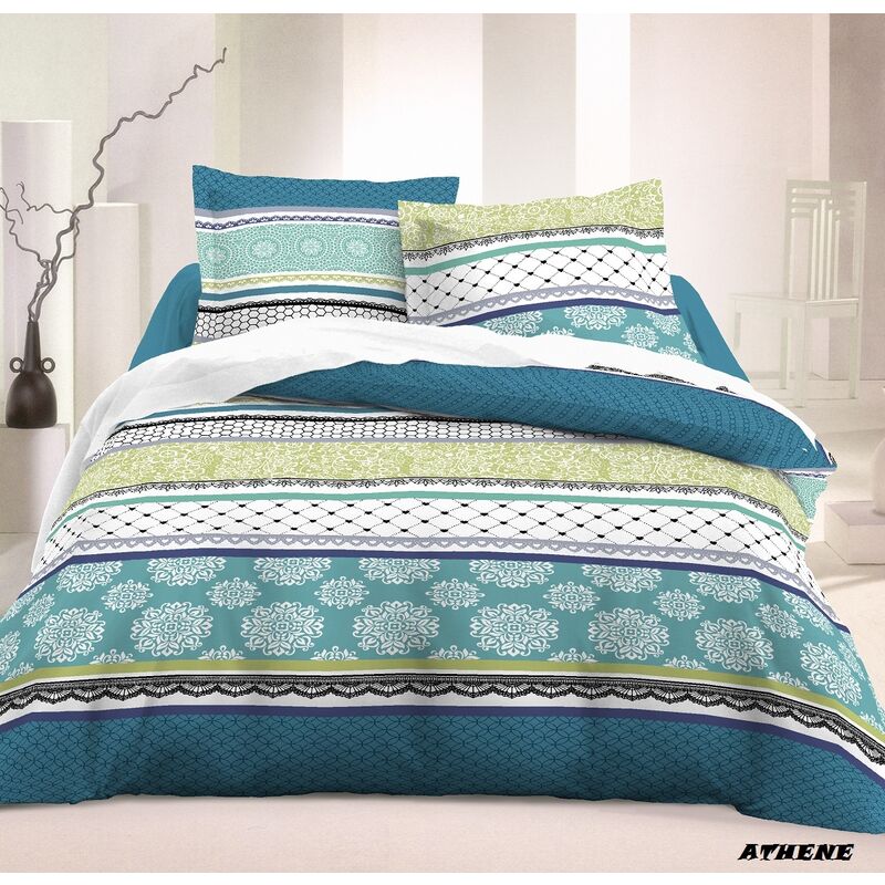 Parure de drap 2 places Microfibres - Athene