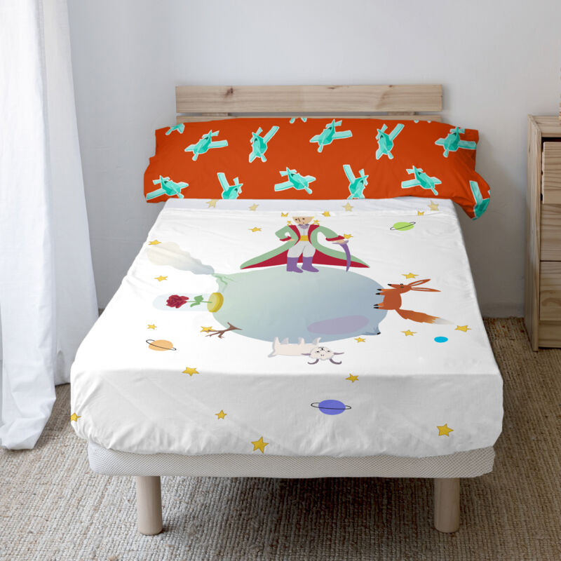 Fijalo - Parure de draps Le petit prince 2 pièces 180x270 cm (Lit 105)