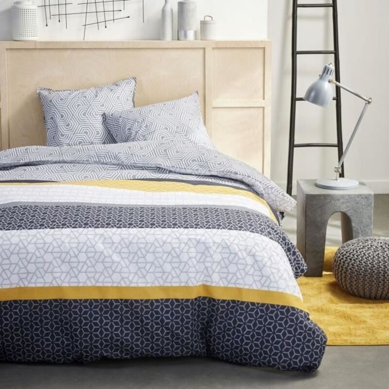 Parure de lit 2 personnes Today Sunshine 16.4 - 220 x 240 cm - 100% Coton imprimé