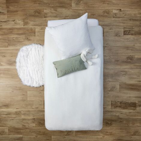 Parure de Lit 2 Pièces Milo 140x200 Blanc