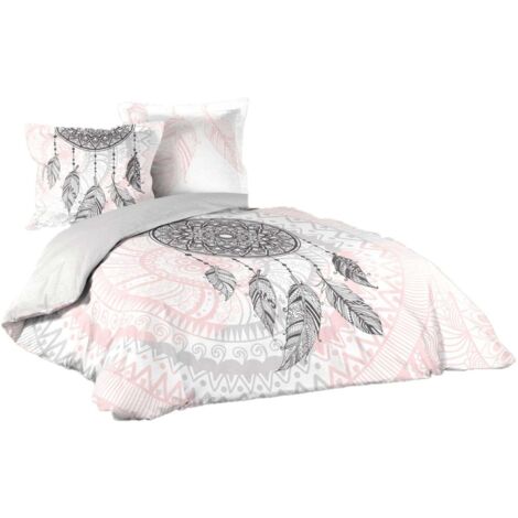 Parure de lit 2 places 100% coton PERRY