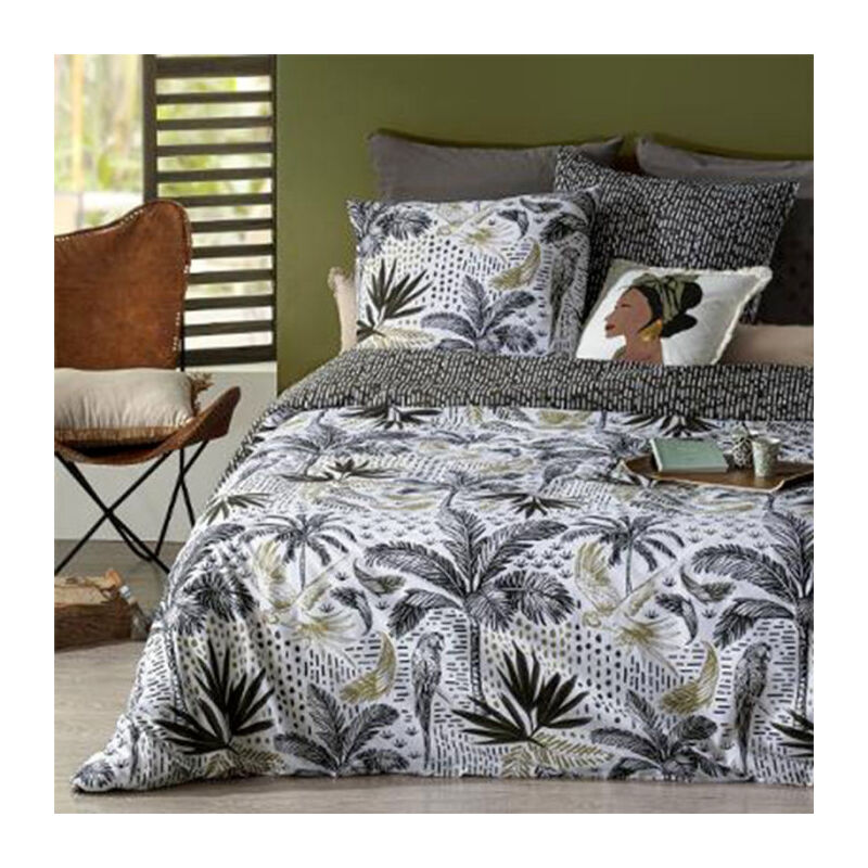 Parure de Lit 3 Pièces 'Cuba' 240x220cm Multicolore