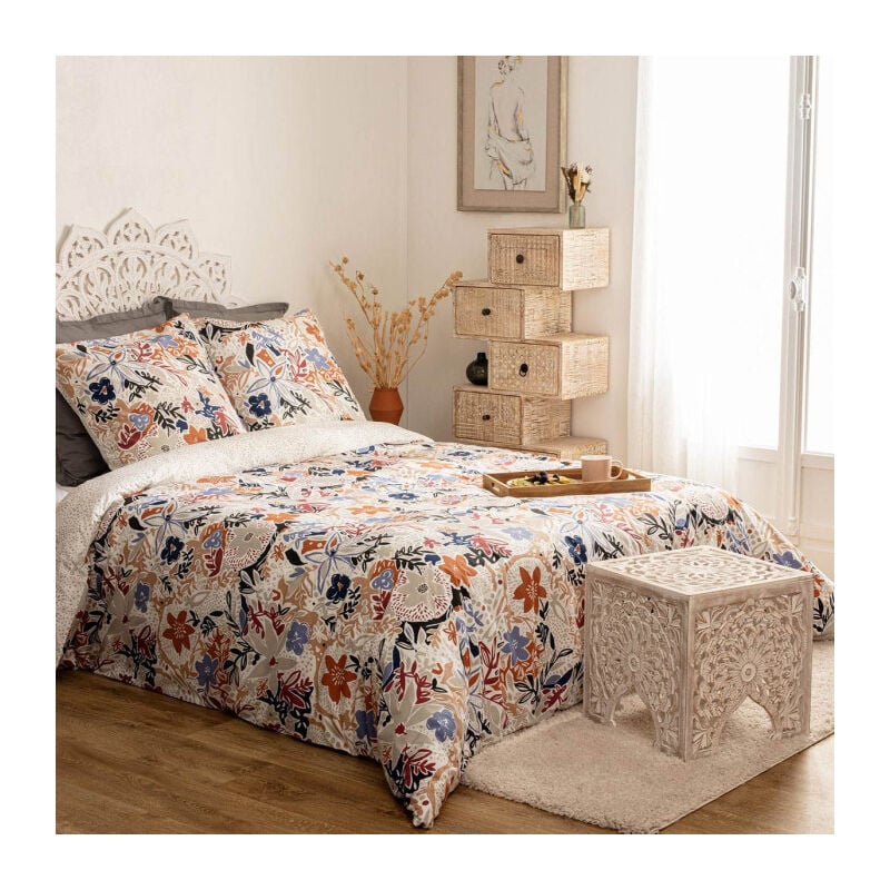 Atmosphera - Parure de Lit 3 Pièces 'Alesio' 240x220cm Multicolore