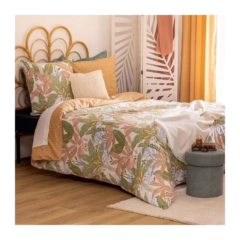 Atmosphera - Parure de Lit 3 Pièces 'June' 240x220cm Vert