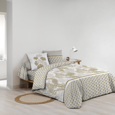 Parure de lit 6 pièces Melisse – 260 x 240 cm – 100% coton – 42 fils/cm²