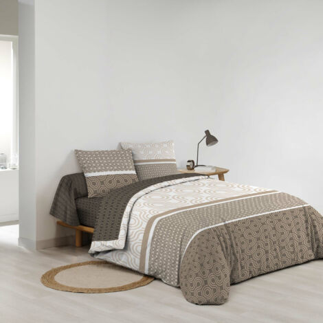 Parure de lit 6 pièces PACHA – 260 x 240 cm – 100% coton – 42 fils/cm²