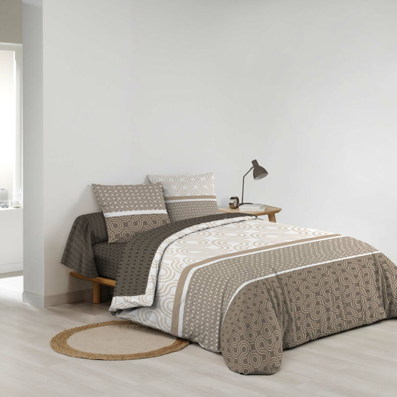 Parure de lit 6 pièces PACHA – 260 x 240 cm – 100% coton – 42 fils/cm²