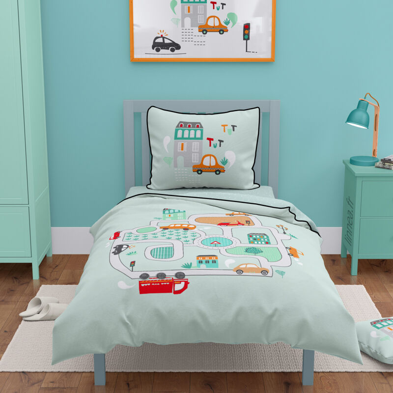 Linnea - Parure de lit a toute allure coton 140x200 cm