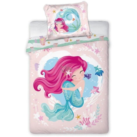Parure de lit bébé 100x135 Sirène câline