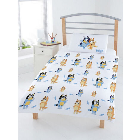 Parure de lit Bluey et sa famille - 120 x 150 cm