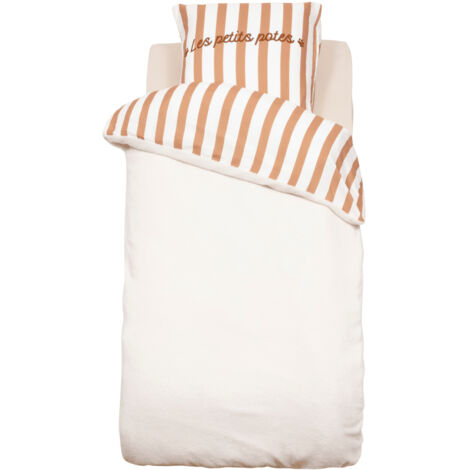 Parure de lit bouclette Scott 140x200cm multicolore - Atmosphera créateur d'intérieur