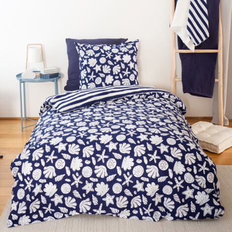 Parure de lit coton adouci CAPRI 140x200 cm