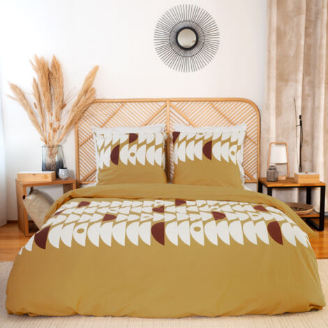 Parure de lit coton AUBE 260x240 cm