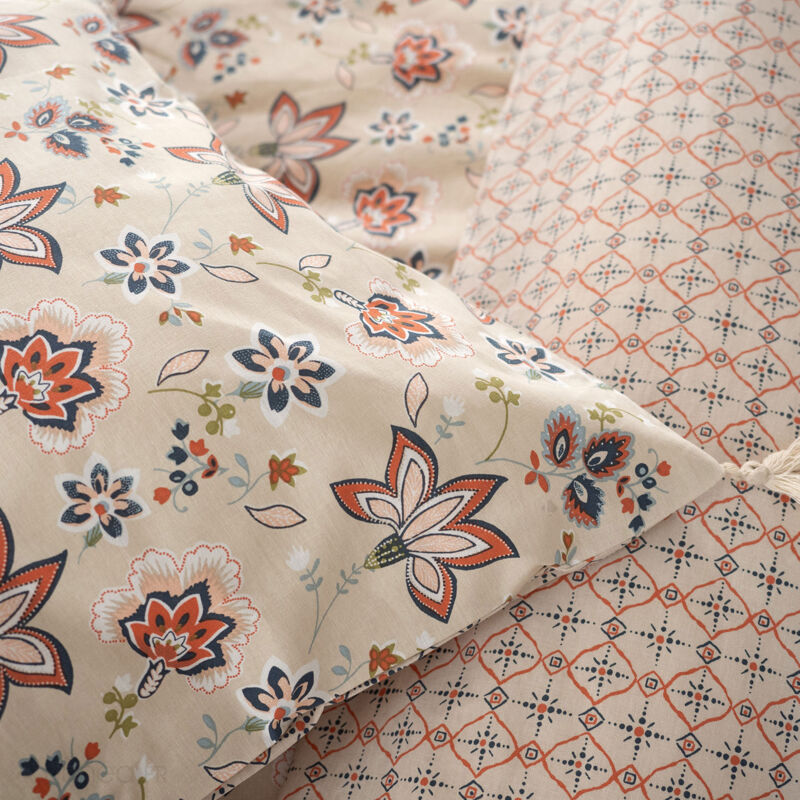 Parure de lit denia coton Taie 63x63 cm 240x220 cm