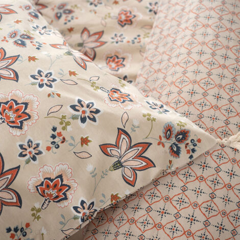 Parure de lit DENIA coton Taie 63x63 cm 240x220 cm