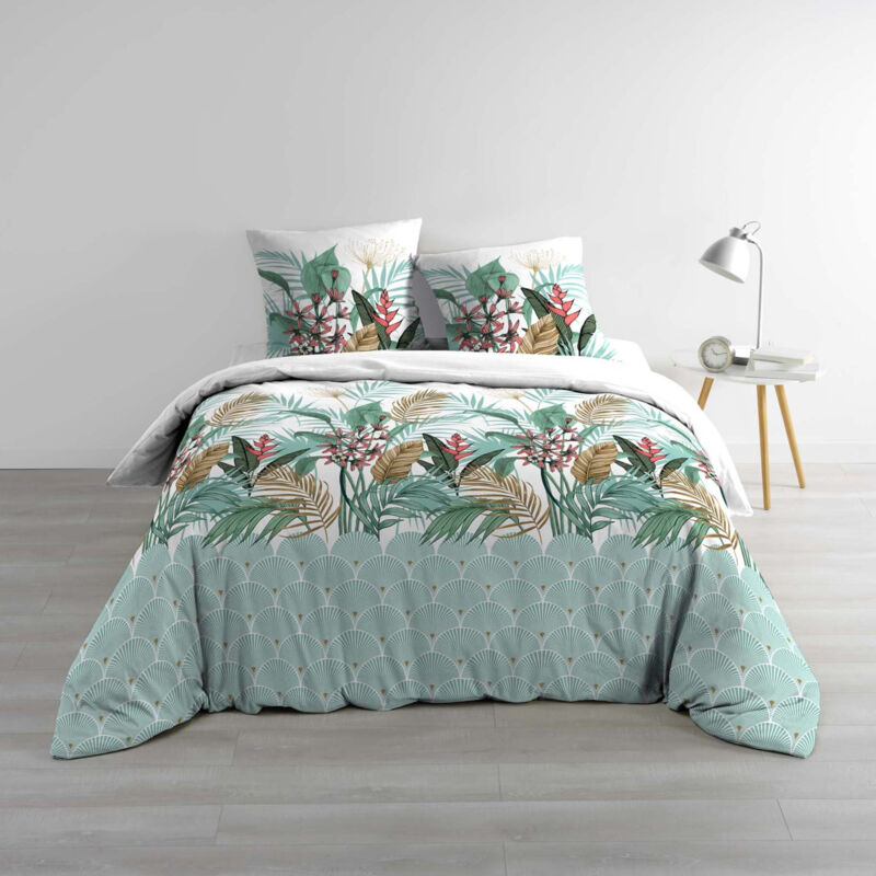 Parure de lit double gaze de coton Costa Rica 240x220 cm